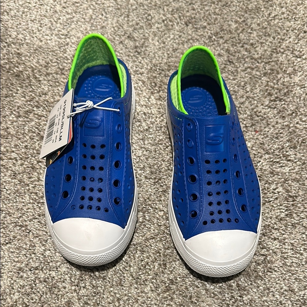 Skechers Kids Blue Slip-On Shoes